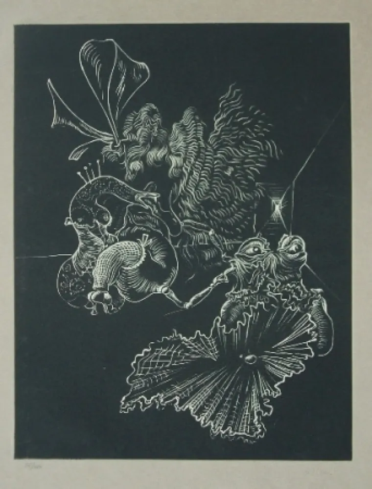 Офорт Bellmer - La demande en marriage