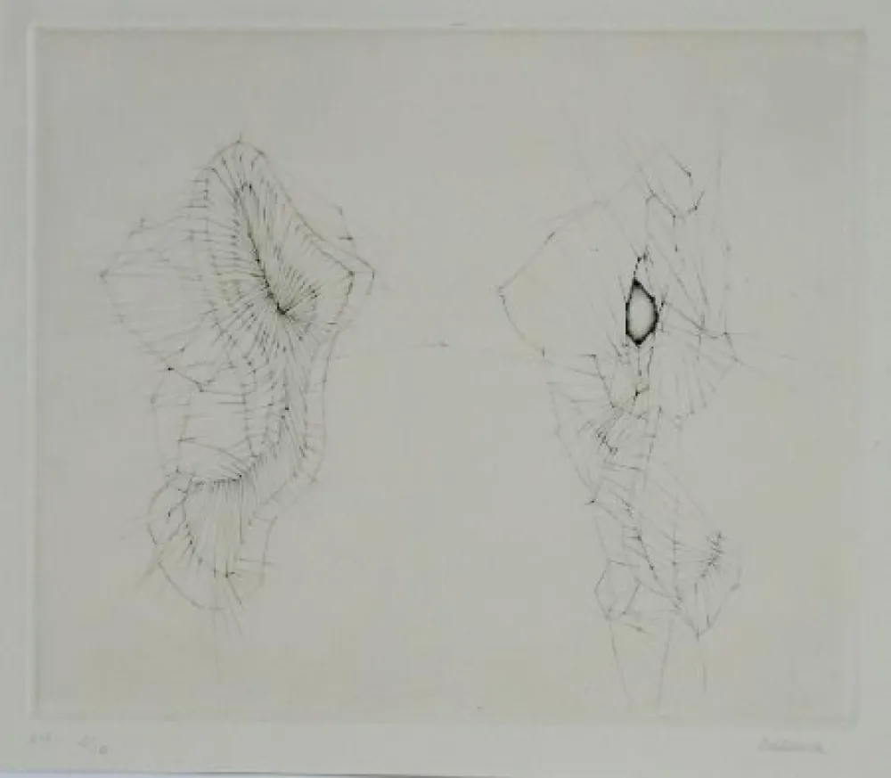 Офорт И Аквитанта Bellmer - Mon arrestation du 26 août