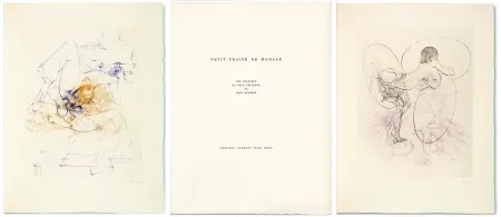 Иллюстрированная Книга Bellmer - PETIT TRAITÉ DE MORALE. 10 gravures en couleurs signées (Visat 1968)