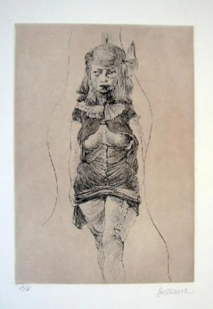 Офорт И Аквитанта Bellmer - Sans titre