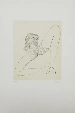 Офорт И Аквитанта Bellmer - Solitude