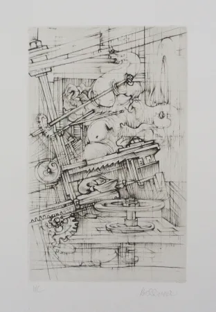 Офорт И Аквитанта Bellmer - Titre inconnu