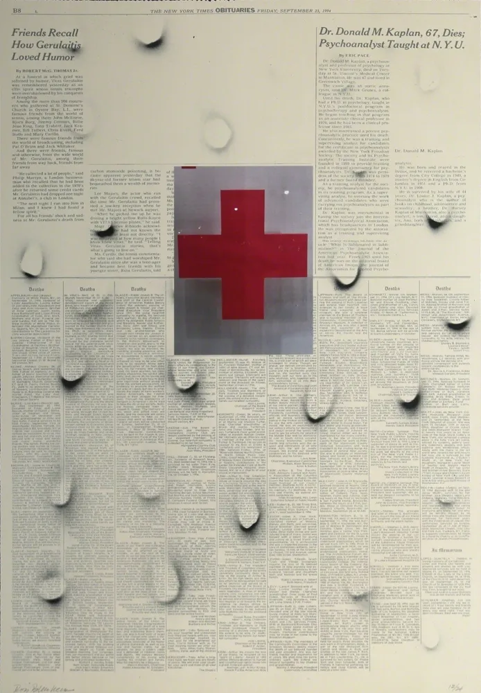 Литография Bleckner - September 23rd bis (variant 4)