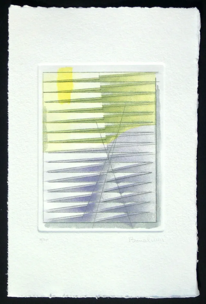 Офорт И Аквитанта Bonalumi - Senza titolo