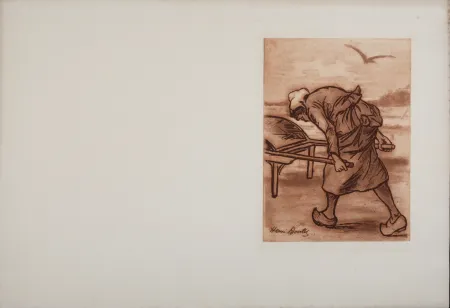 Гравюра Boutet - Cancalaise (E), c. 1900