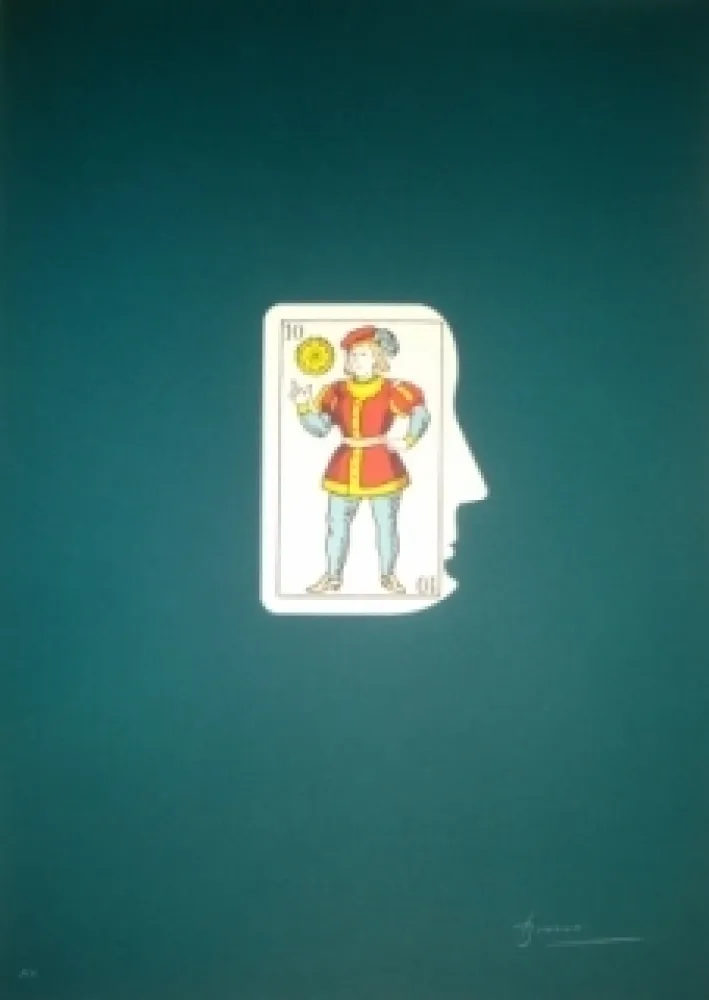 Литография Brossa - Sans titre 4