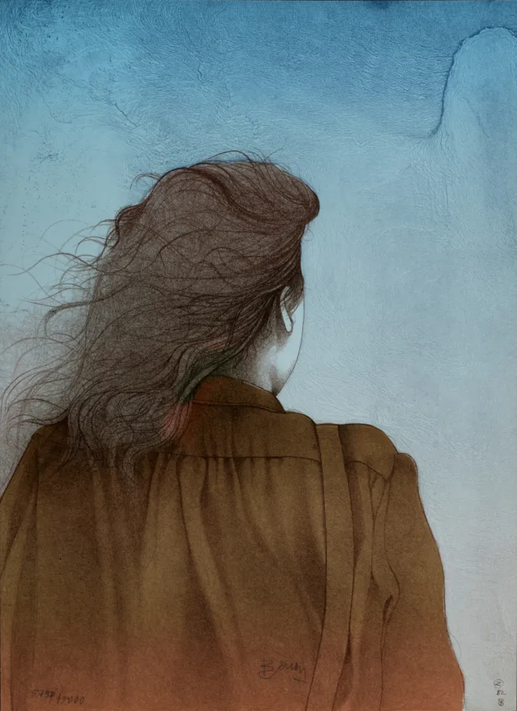 Литография Bruni - Solitudine, 1982 - Hand-signed