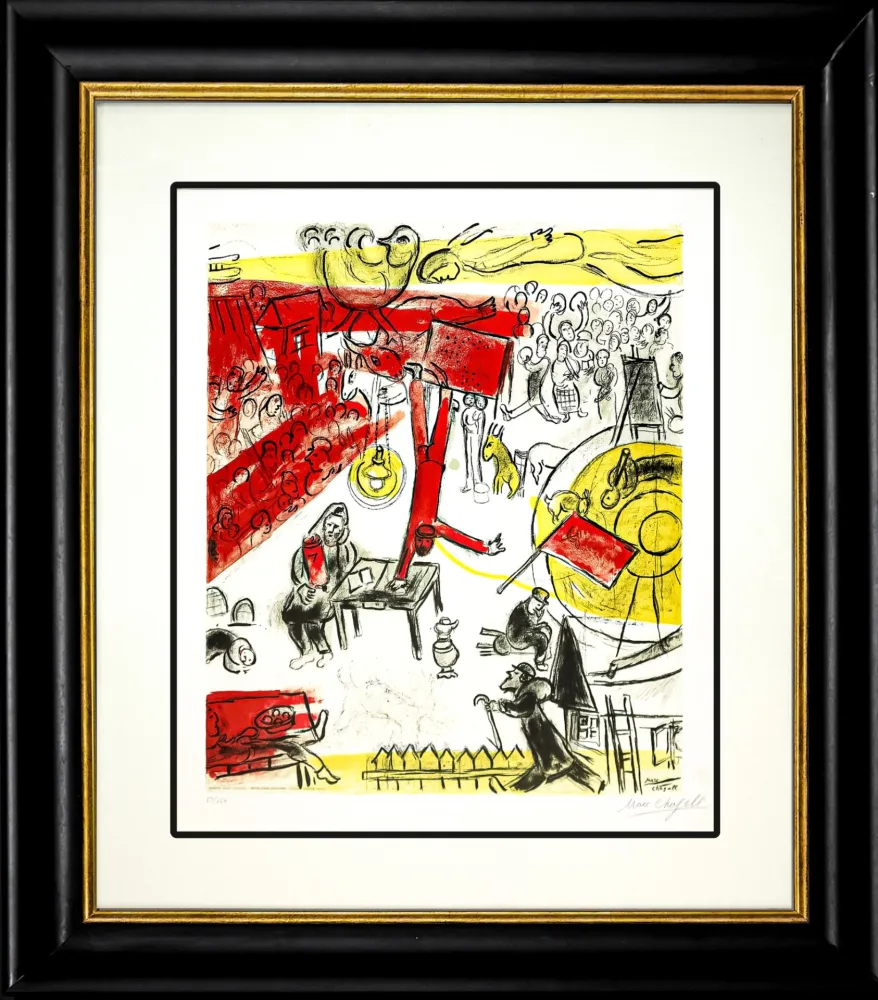Литография Chagall - La Révolution
