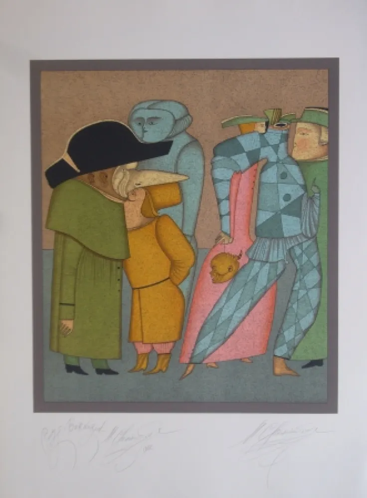 Литография Chemiakin - Carnaval