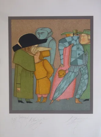 Литография Chemiakin - Carnaval