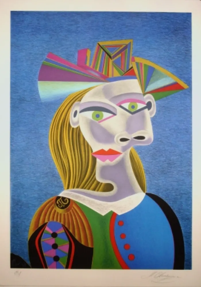 Литография Chemiakin - Picasso transformation 3