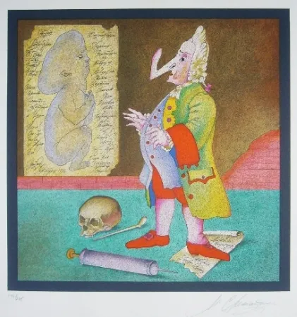 Литография Chemiakin - Suite Carnaval de Saint Petersbourg 2