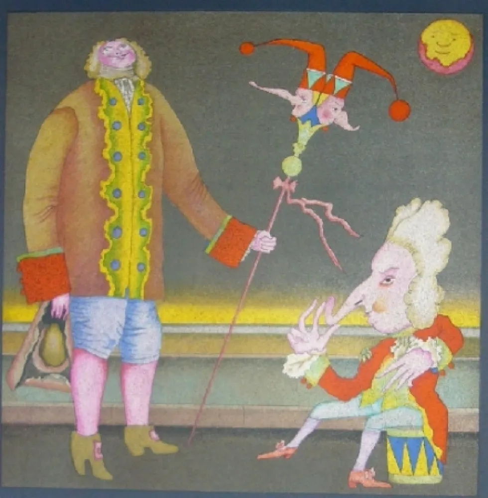 Литография Chemiakin - Suite Carnaval de Saint Petersbourg 8