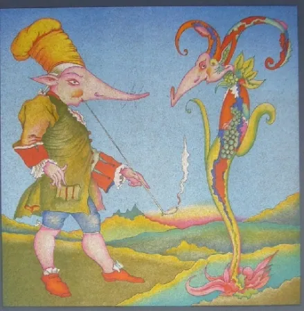 Литография Chemiakin - Suite Carnaval de Saint Petersbourg 9