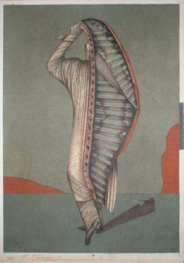 Литография Chemiakin - Ventre de Paris 14