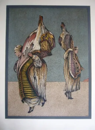 Литография Chemiakin - Ventre de Paris 15