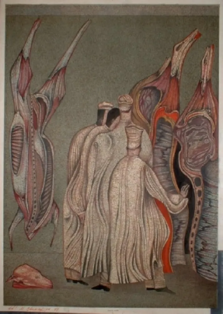 Литография Chemiakin - Ventre de Paris 2