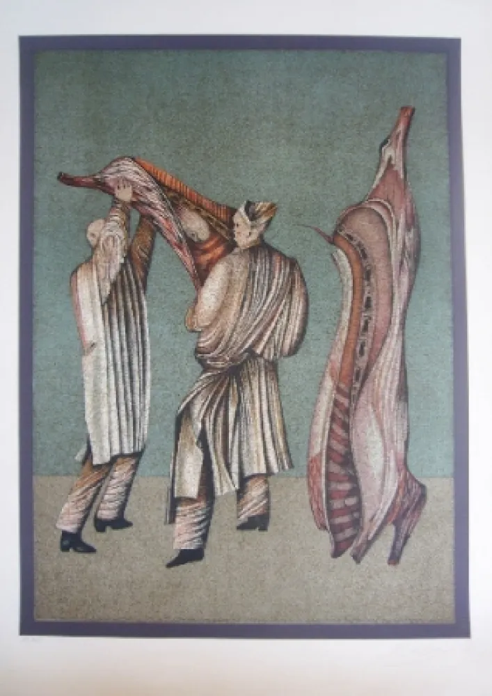 Литография Chemiakin - Ventre de Paris 3