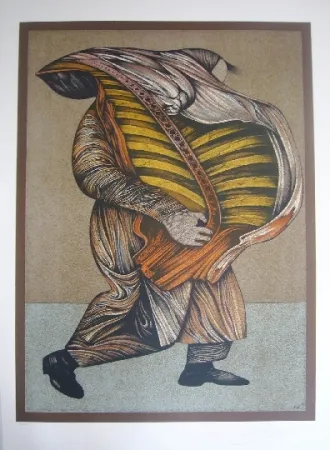 Литография Chemiakin - Ventre de Paris 7