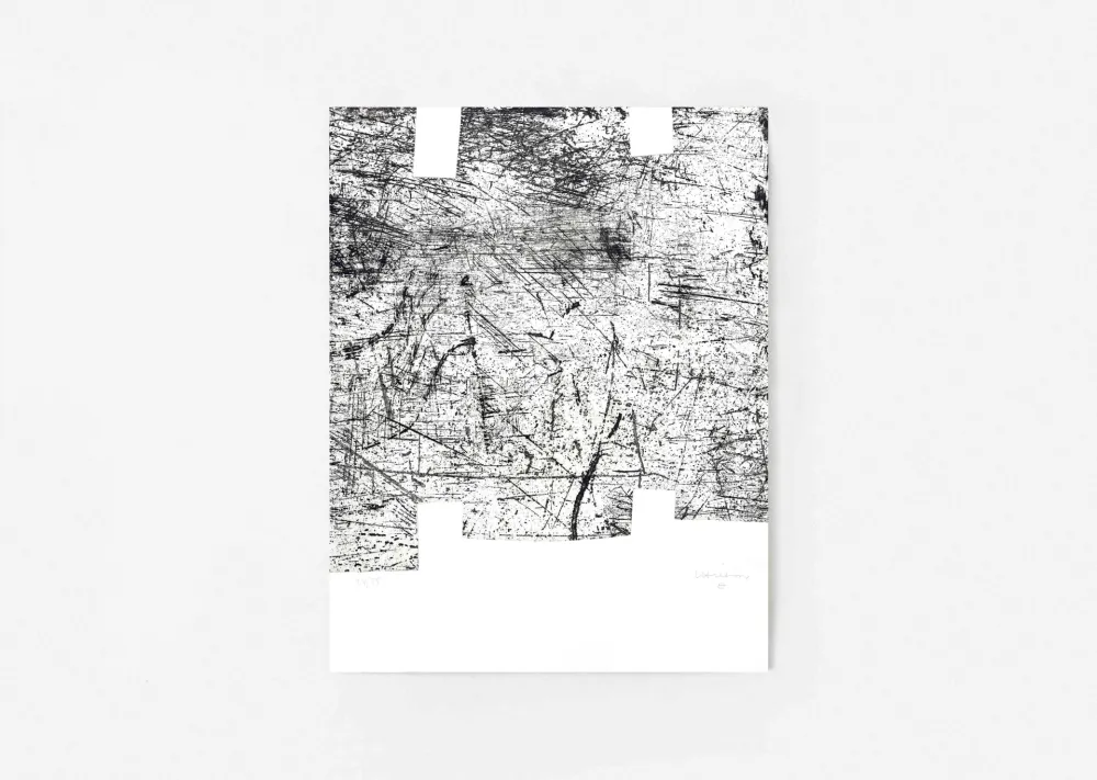 Гравюра Chillida - Une hélène de vent ou de fumée 