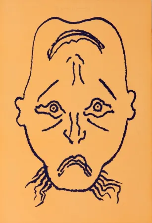 Литография Clemente - Senza titolo