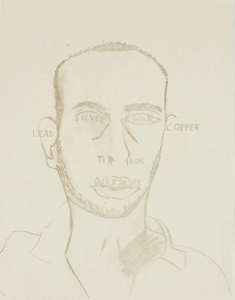 Литография Clemente - Traditional Self Portrait, from Art Pro-Choice II