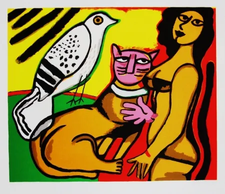 Сериграфия Corneille - Caresse