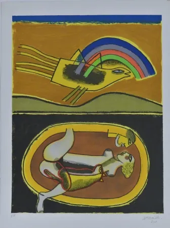 Литография Corneille - Composition 1