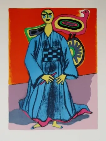 Литография Corneille - Mémoire du japon- la magicienne