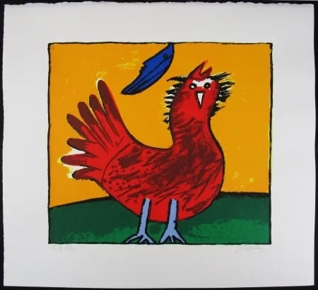 Литография Corneille - Oiseau hollandais