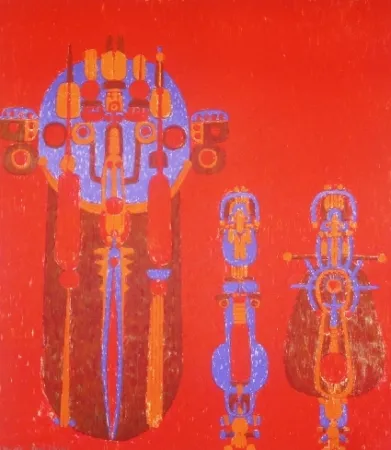 Литография Courtin - Conjonction des sexes