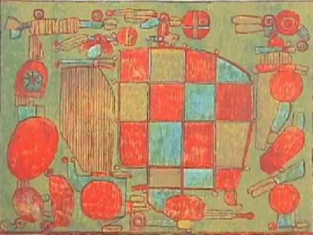 Литография Courtin - Parent du coté gauche 