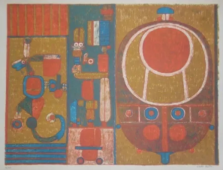 Литография Courtin - Vérité Cruelle d'un ancien jeu 