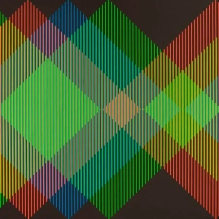 Литография Cruz-Diez - Serie Semana - Miércoles	