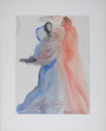 Литография Dali - La Splendeur de Béatrice