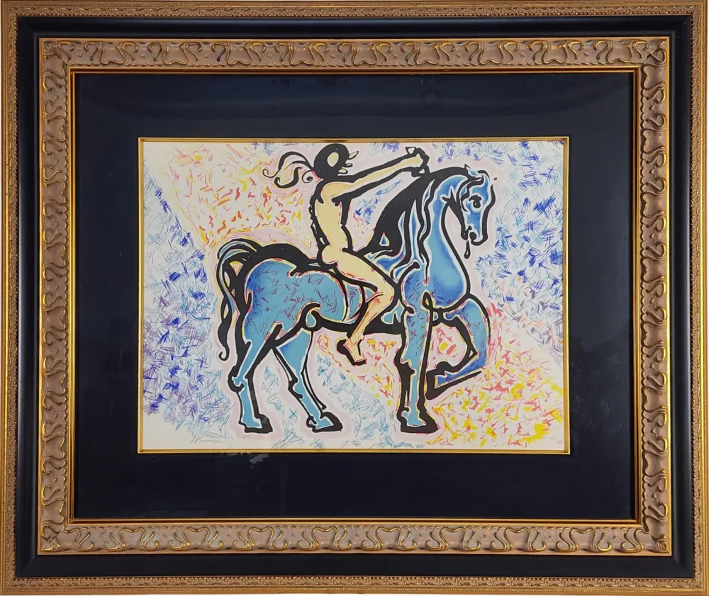 Литография Dali - Le Jungle Humaine Le Cavalier