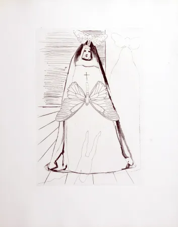 Гравюра Dali - Le Tricorne, 1958