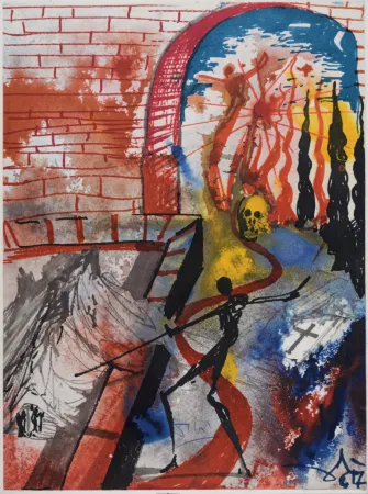 Литография Dali - Romeo and Juliet #1, 1975