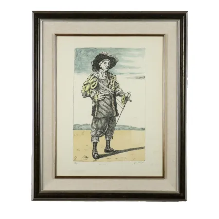 Литография De Chirico - Autoritratto