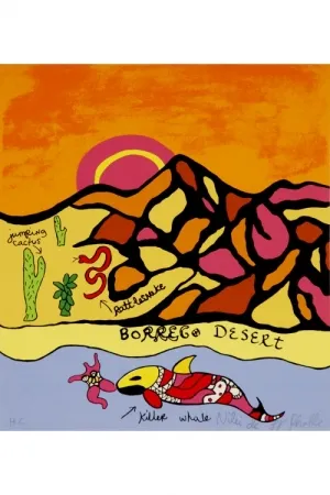 Литография De Saint Phalle - Borrego desert