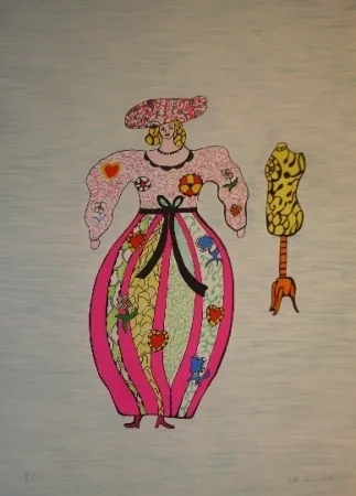 Литография De Saint Phalle - Mannequin