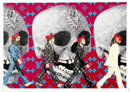 Цифровой Эстамп Death Nyc - Beatles Skulls