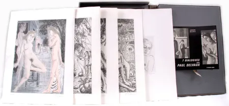 Иллюстрированная Книга Delvaux - 7 dialogues avec Paul Delvaux