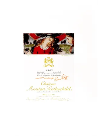 Литография Delvaux - Dessin inedite de Paul Delvaux 