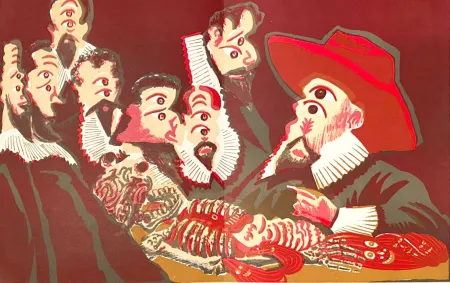 Литография Di Rosa - Corps amoureux