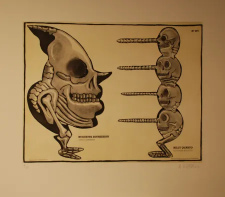 Гравюра Di Rosa - Huguette Soumission