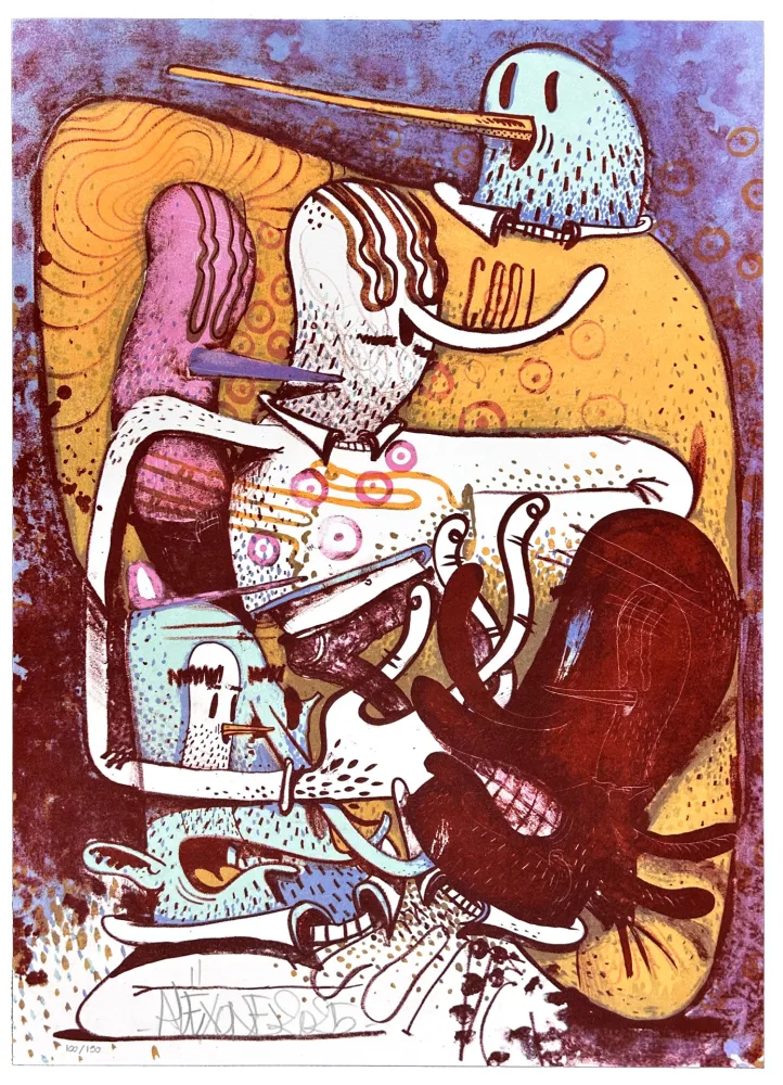 Литография Dizac - Sans titre 1