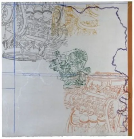 Акватинта Dona - Steps Into The Elastic Gate II	