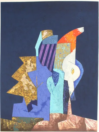 Сериграфия Dova  - FIGURE NELLA NOTTE