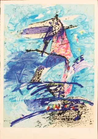 Сериграфия Dova  - FIGURE NELLA NOTTE